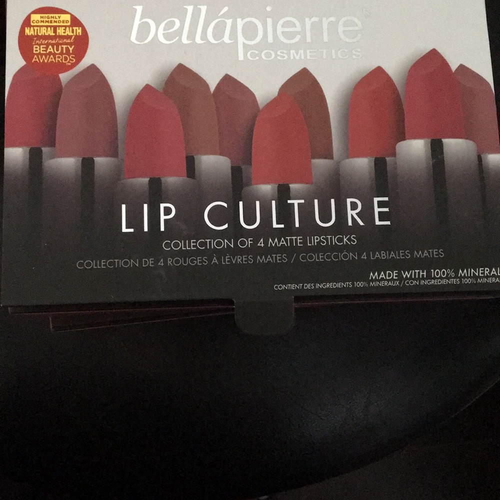 Bella Pierre Lip Culture 4 Creme Lipsticks #2 NIB